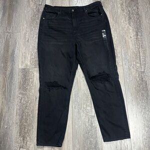 AE Mom jean Comfort Stretch Waistband Plus size 18 Long